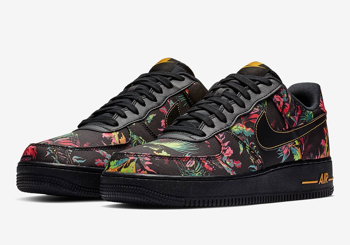 Nike Adds Floral Prints To Nylon On The Air Force 1