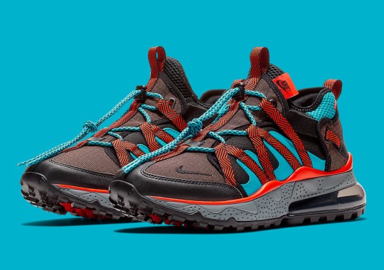 The Nike Air Max 270 Bowfin Appears In Red And Teal