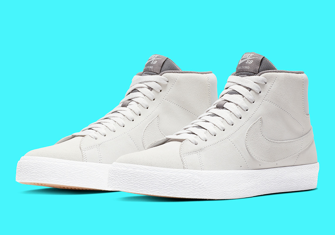 The Nike SB Blazer Mid Is Back In A Crisp Light Grey