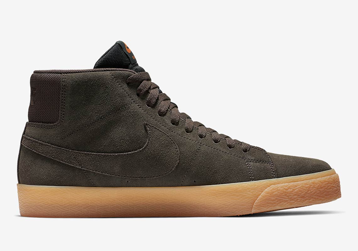 Nike Sb Blazer Mid Brown Gum 864349 200 3