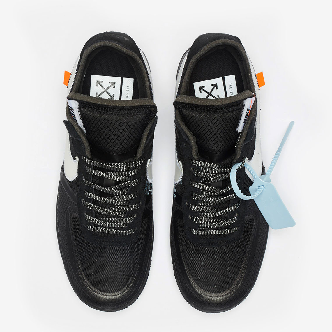 Off White Nike Air Force 1 Black Ao4606 001 4