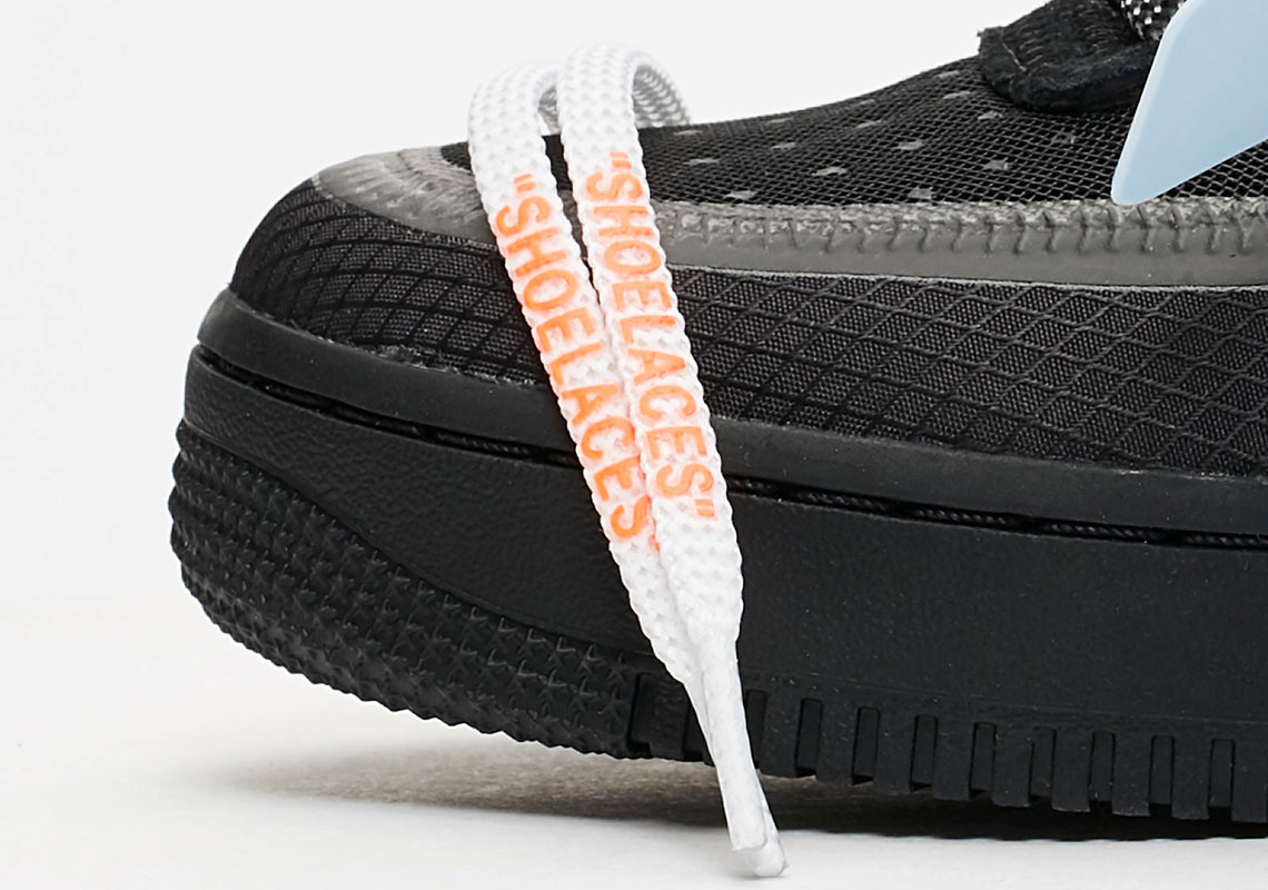 Off White Nike Air Force 1 Black Ao4606 001 6