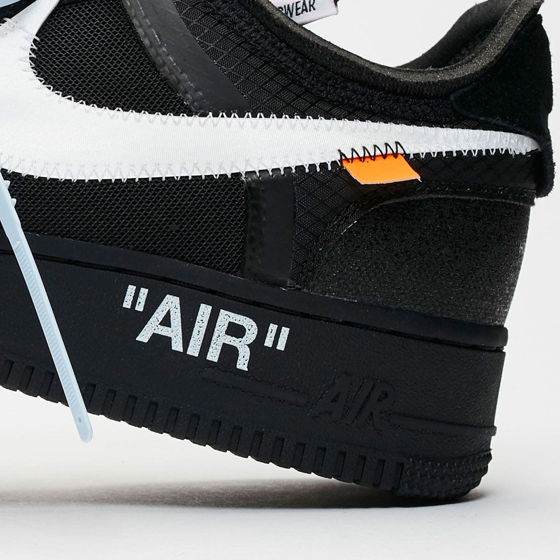 Off White Nike Air Force 1 Black Ao4606 001 7
