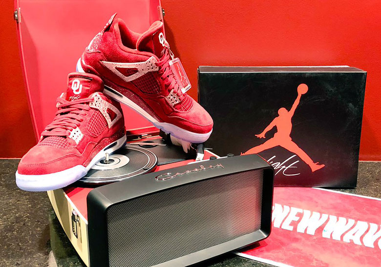 Oklahoma Sooners Air Jordan 4 Pe 2