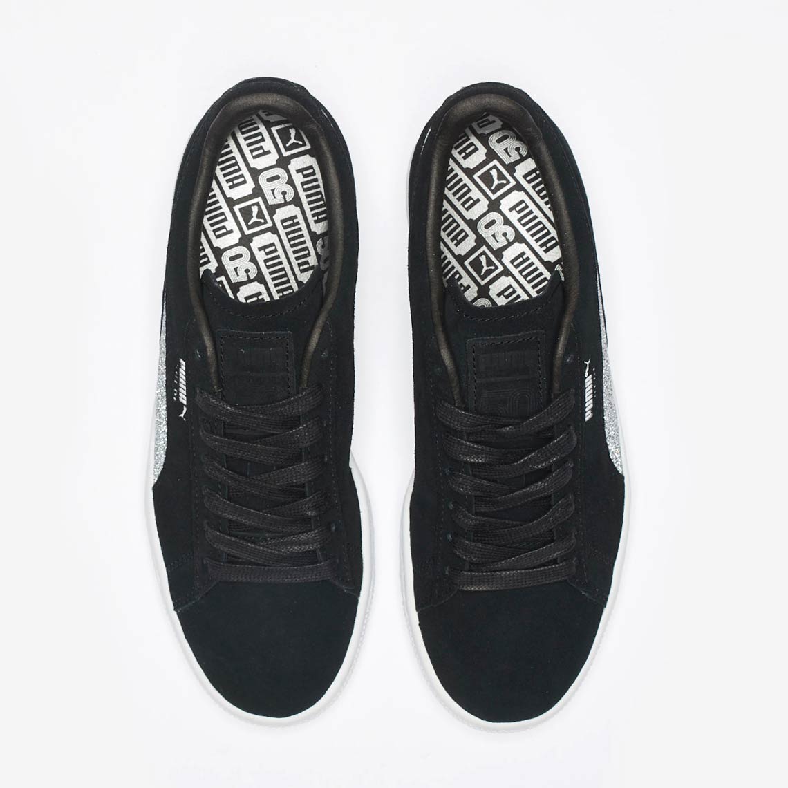 Puma Suede Swarovski Crystals Black Silver 4