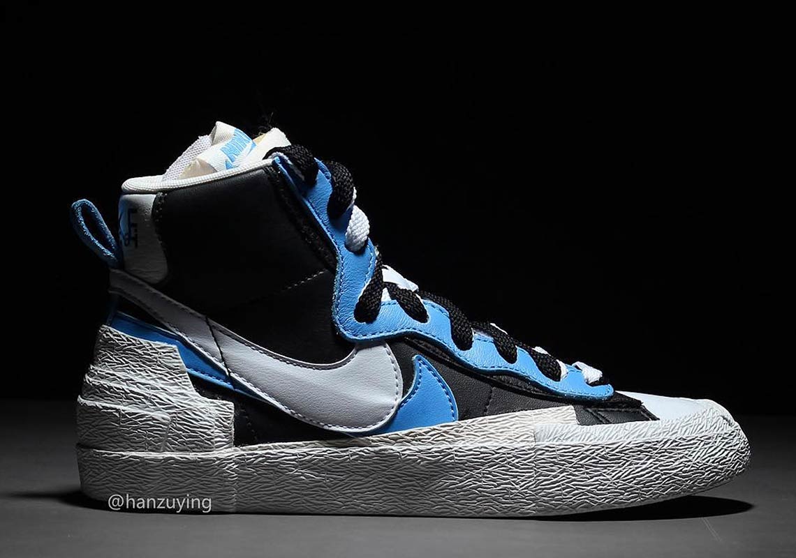 Sacai Nike Blazer White Blue Black Bv0072 001 7