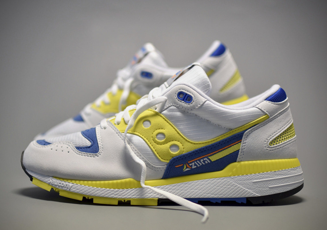 Saucony Azura Blue Yellow 2