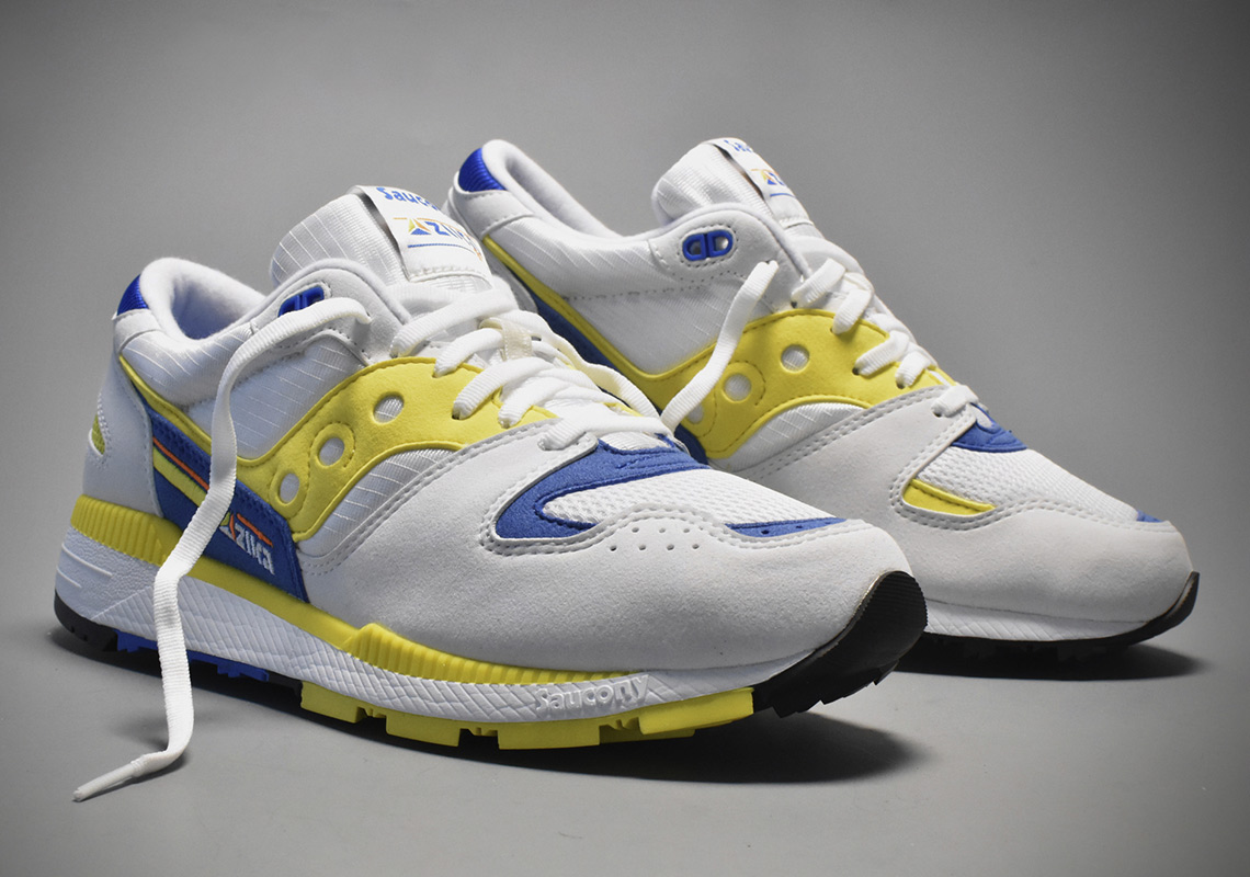 Saucony Azura Blue Yellow 4