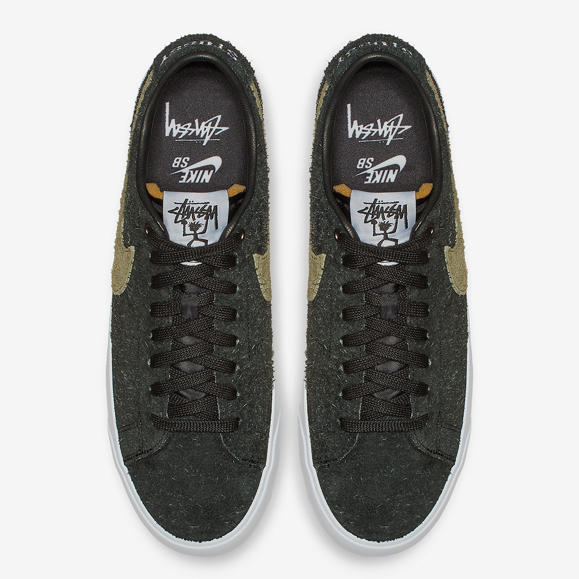 Stussy Nike Sb Blazer Low Bq6449 001 2