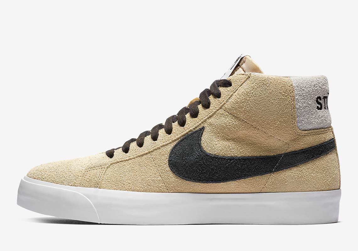 Stussy Nike Sb Blazer Mid Ah6158 700 5