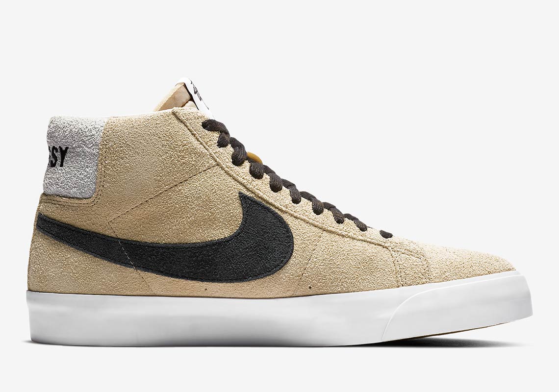 Stussy Nike Sb Blazer Mid Ah6158 700 6