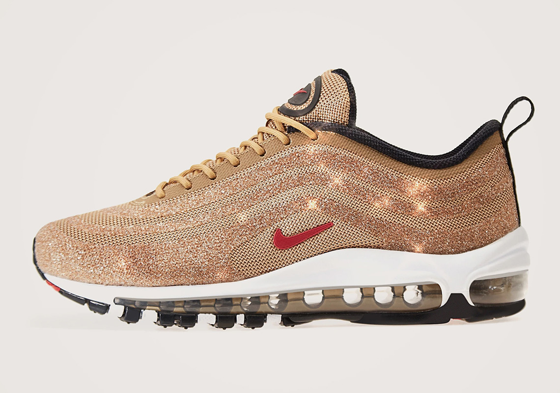 Where To Buy The Nike Air Max 97 Swarovski "Metallic Gold"