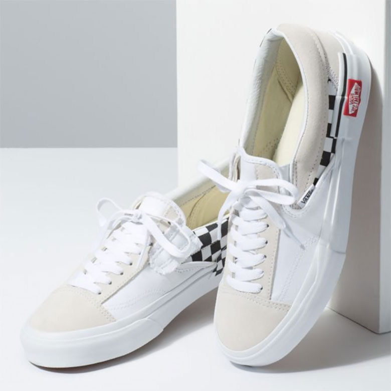 Vans Cut And Paste Slip On Cap White 2