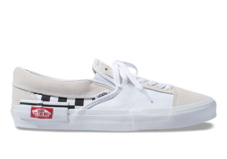 Vans Cut And Paste Slip On Cap White 3