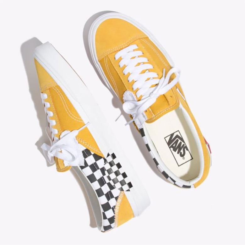 Vans Cut And Paste Slip On Cap Yellow 1