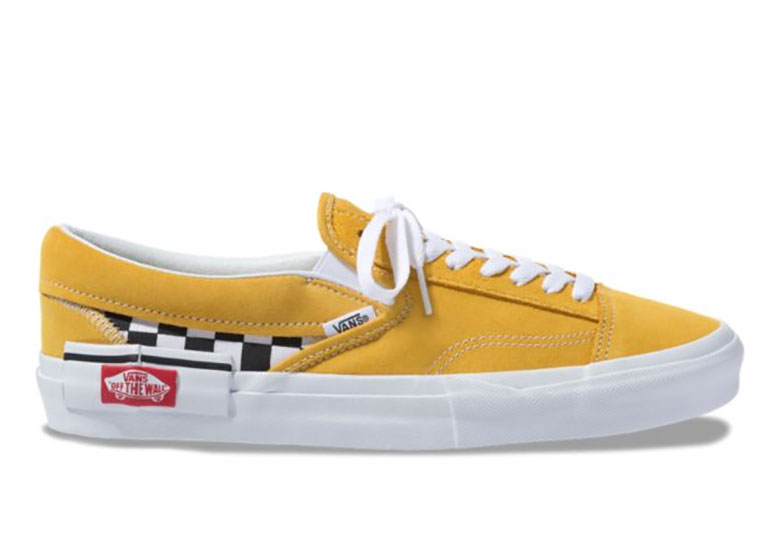 Vans Cut And Paste Slip On Cap Yellow 2