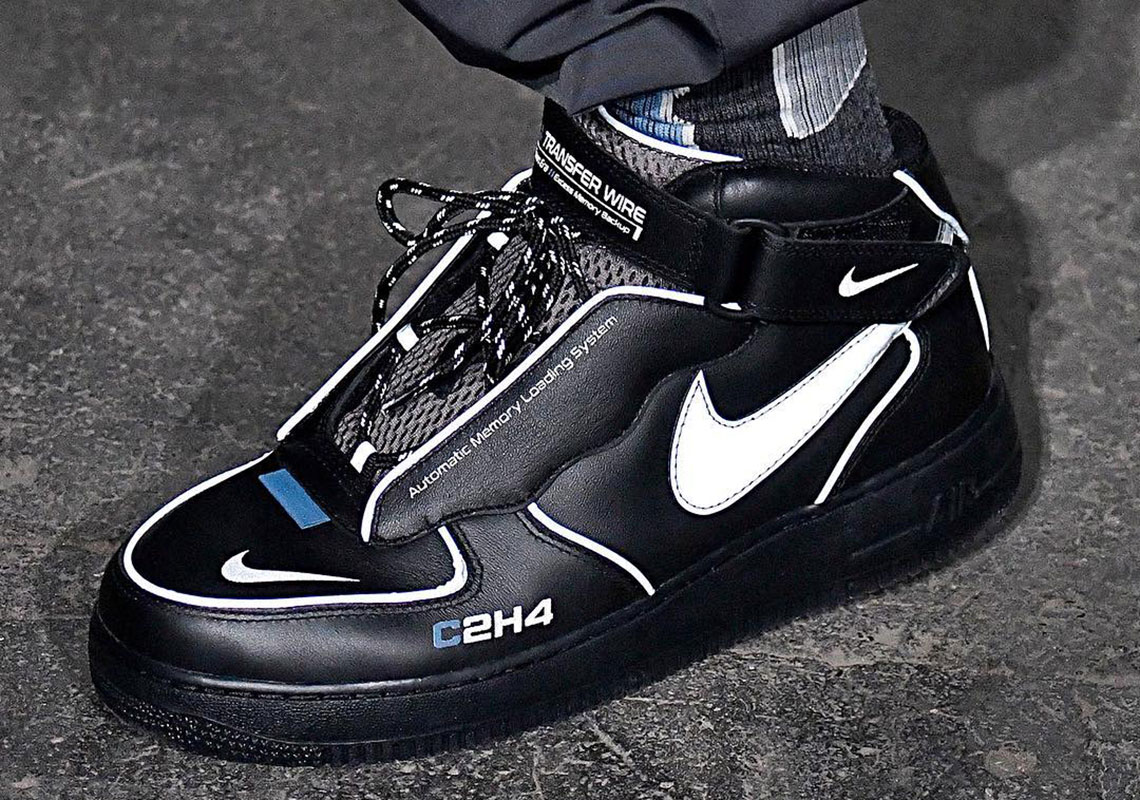 C2H4 Reveals A Futuristic Nike Air Force 1 Mid Collaboration