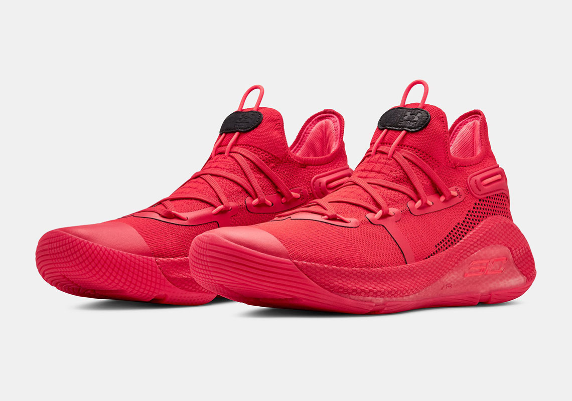 Under Armour's Curry 6 Arrives In A Bold Full Red