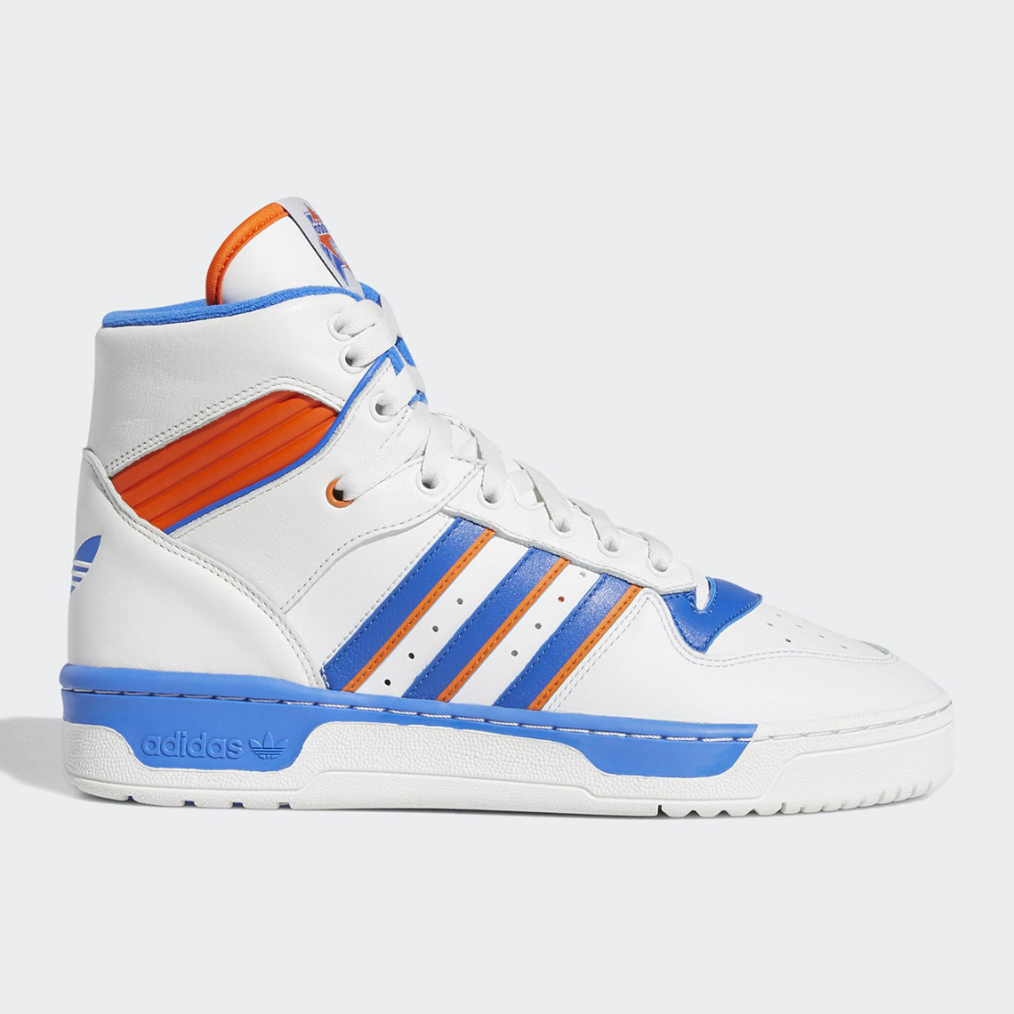 Adidas Rivalry Hi Knicks White Blue Orange F34139 2