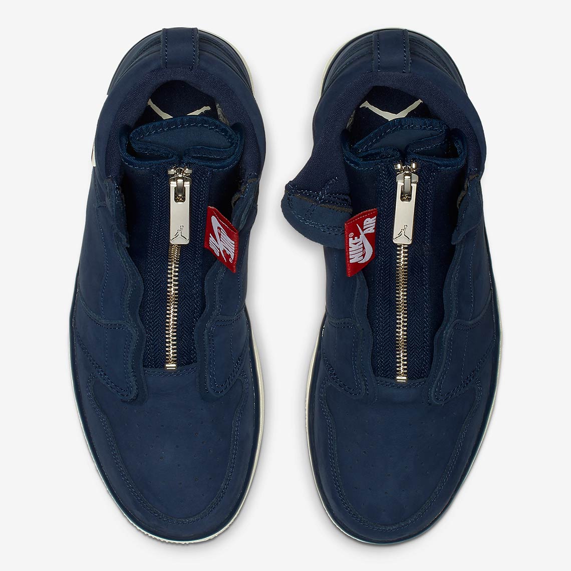 Air Jordan 1 High Zip Wmns Navy Suede Aq3742 401 5