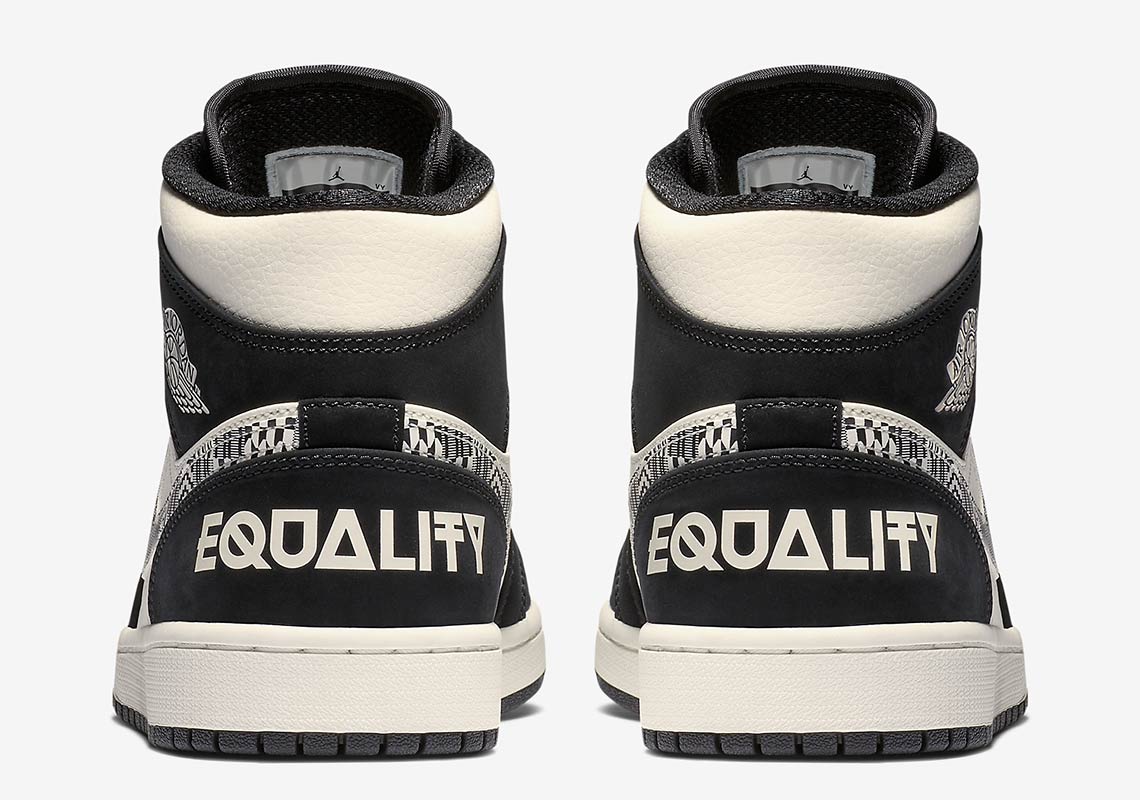 Air Jordan 1 Mid Equality 2019 852542 010 2