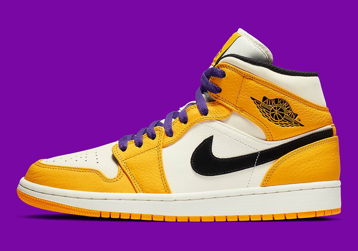 Air Jordan 1 Mid "Lakers" Coming Soon