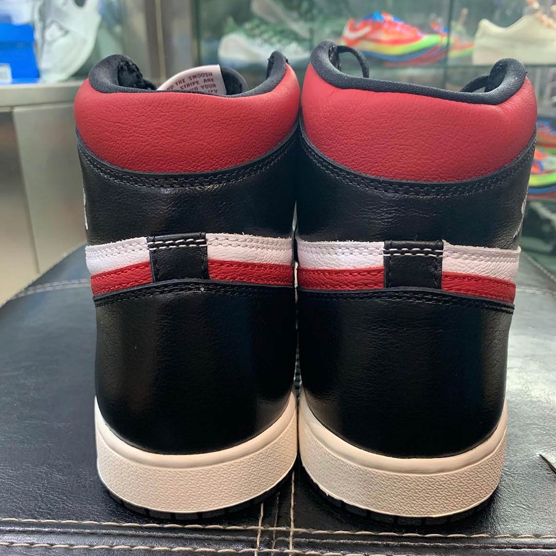 Air Jordan 1 Retro High Og Black Sail Gym Red 21