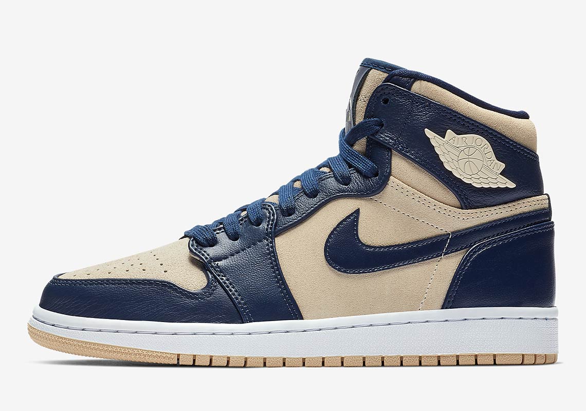 Air Jordan 1 Womens Navy Aq9131 401 1