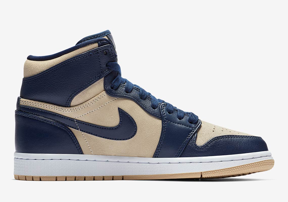 Air Jordan 1 Womens Navy Aq9131 401 4