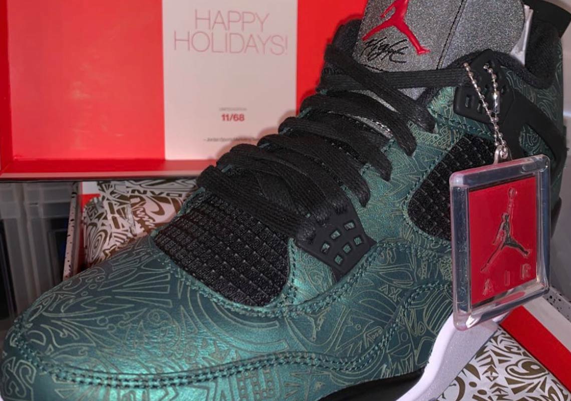 Jalen Ramsey Reveals Air Jordan 4 "Laser" In Jaguars Green