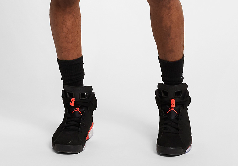 On-Foot Look At The Air Jordan 6 "Infrared" Revealed