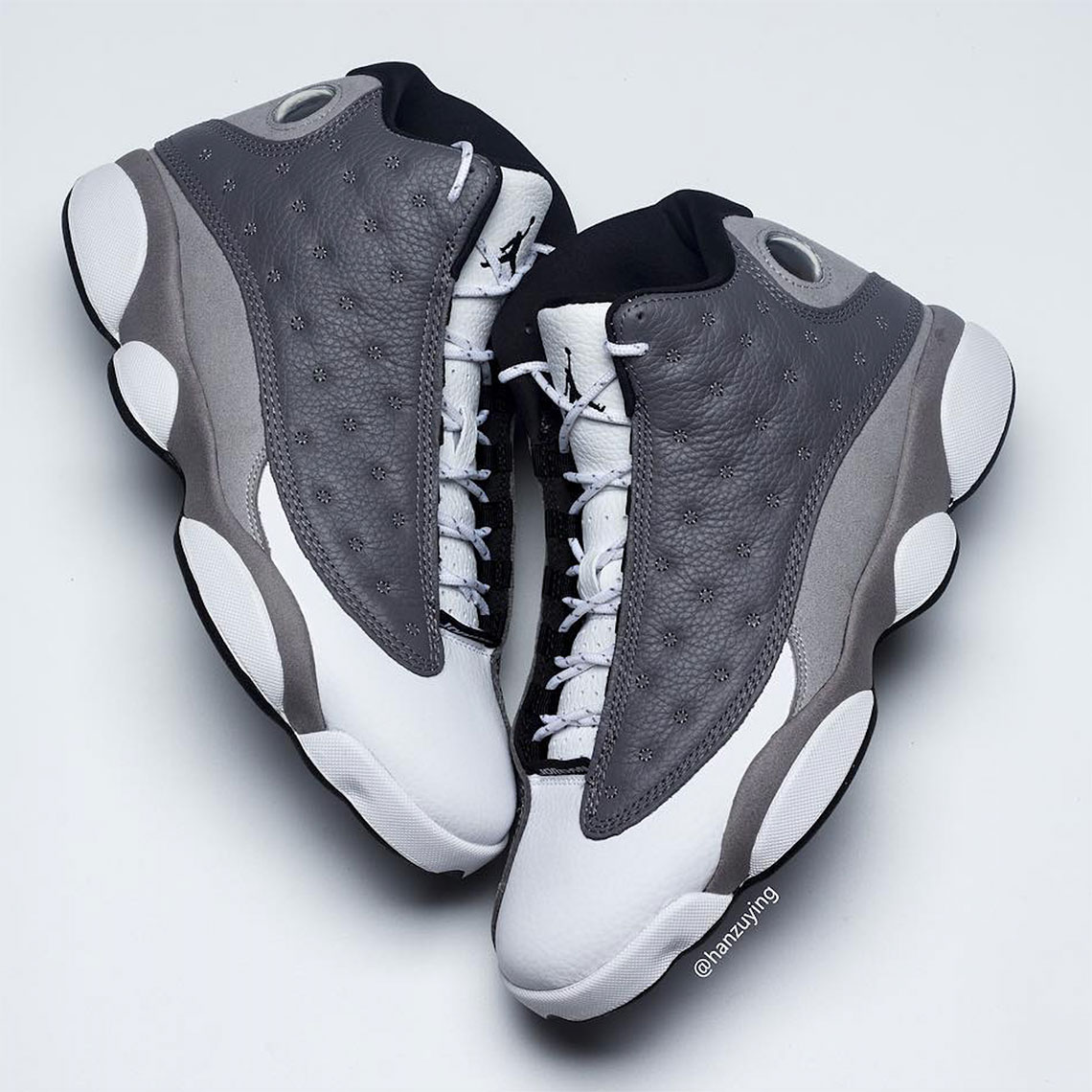 Jordan 13 Atmosphere Grey White Grey Black 414571 016 1