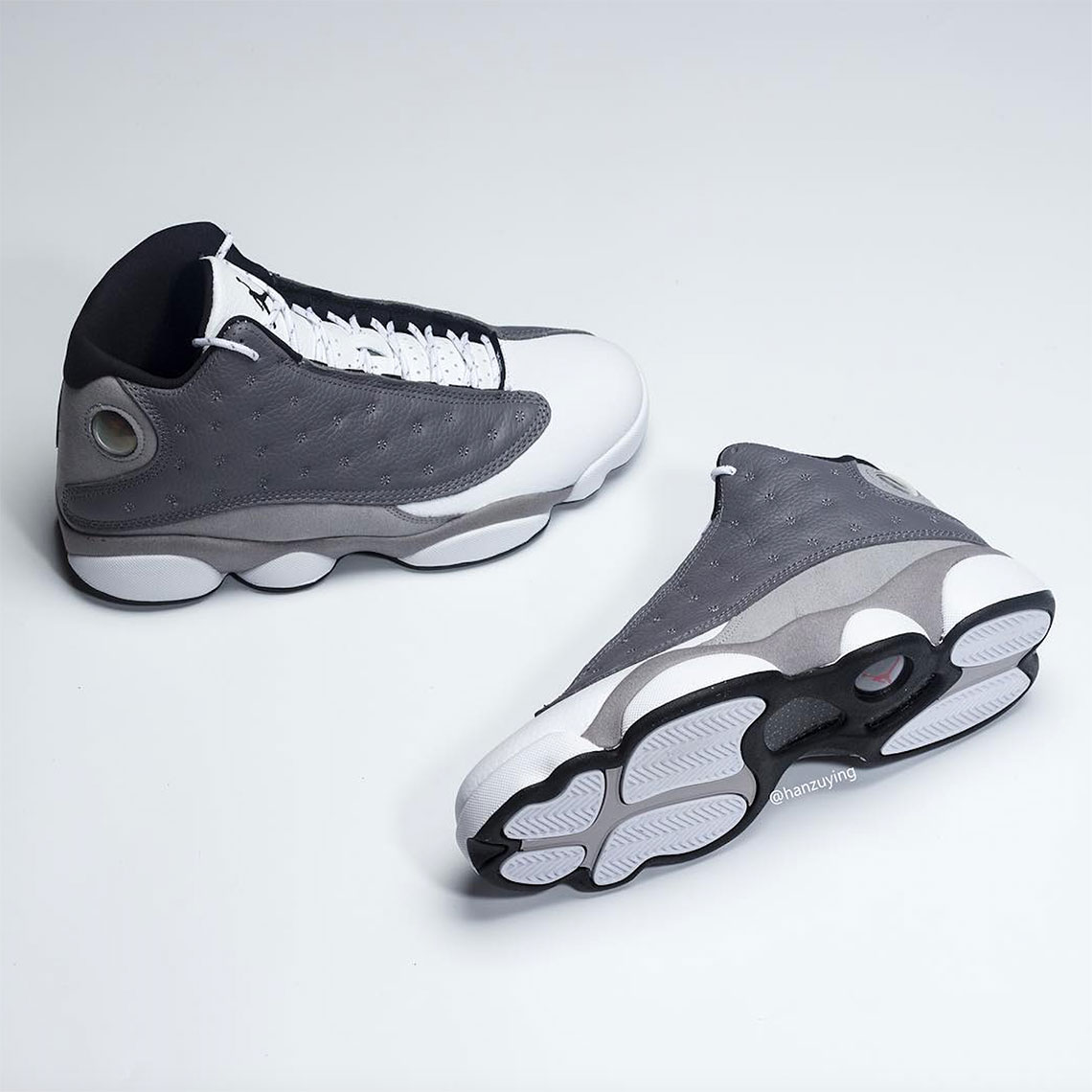 Jordan 13 Atmosphere Grey White Grey Black 414571 016 4