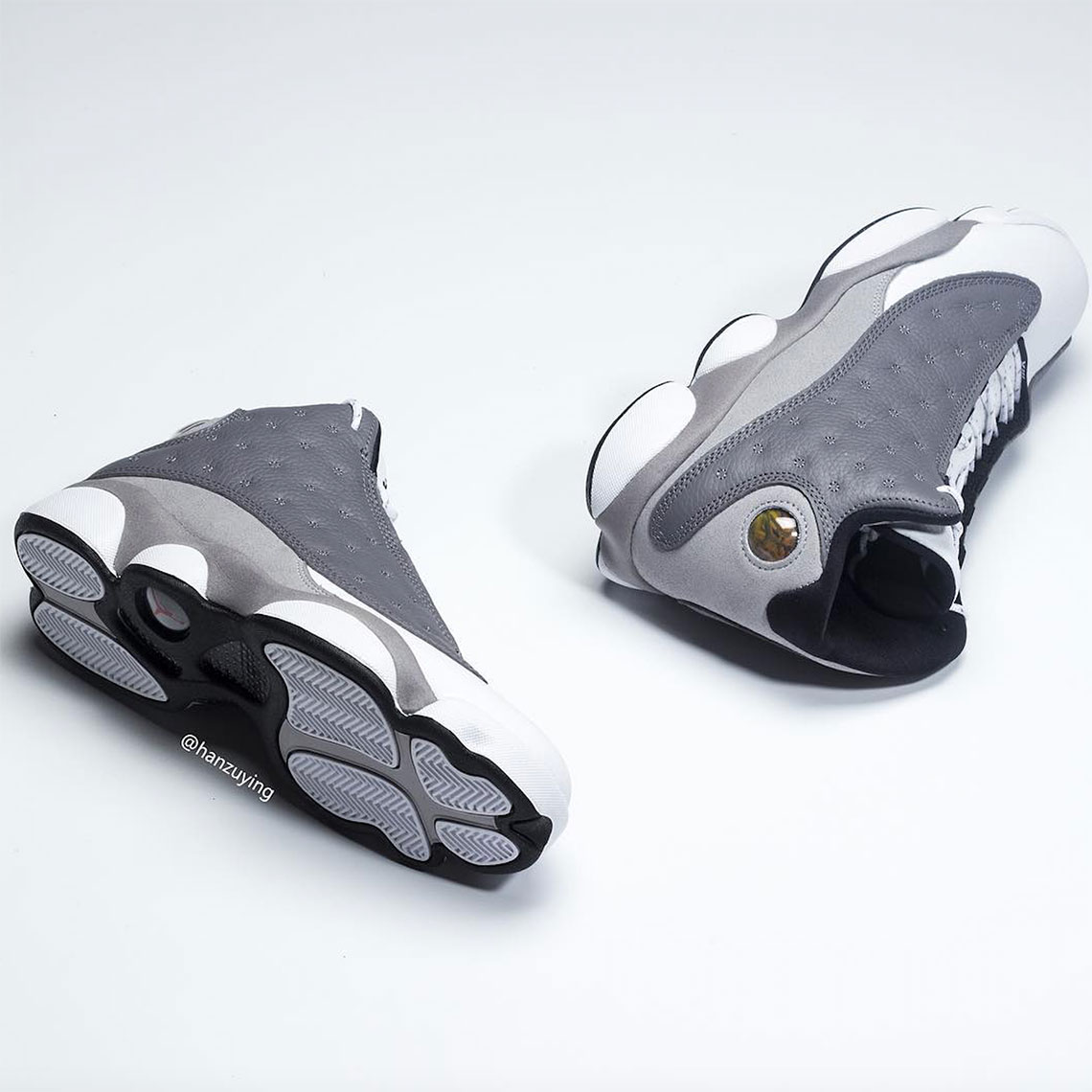 Jordan 13 Atmosphere Grey White Grey Black 414571 016 5