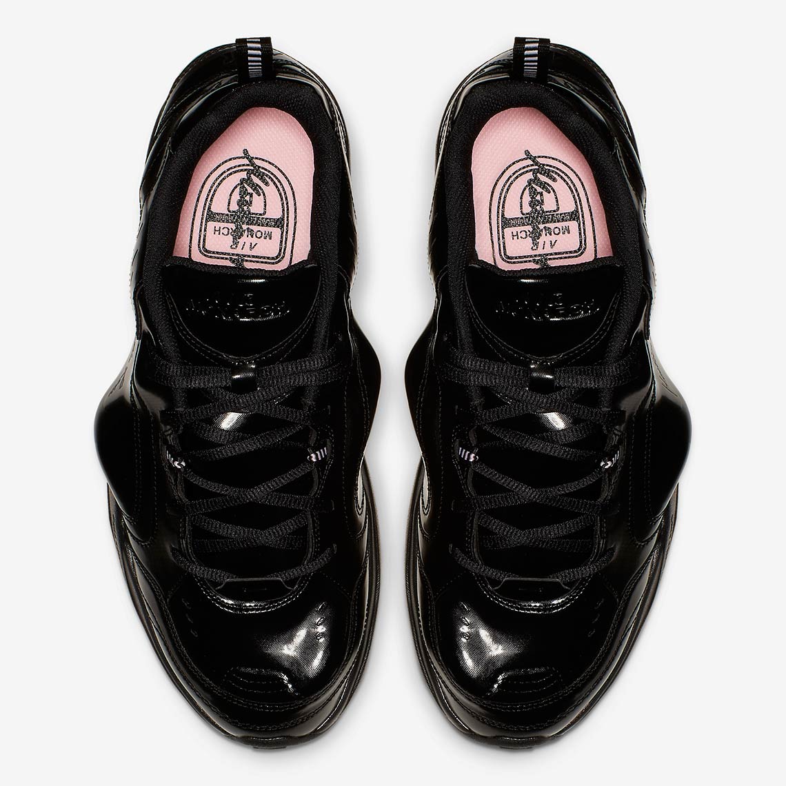 Martine Rose Nike Air Monarch Iv Black At3147 001 1