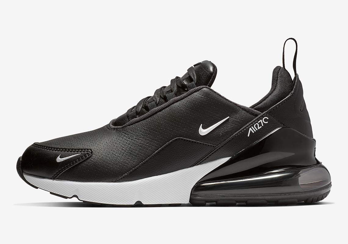 Nike Air Max 270 With Leather Uppers Is Arriving In Black And White