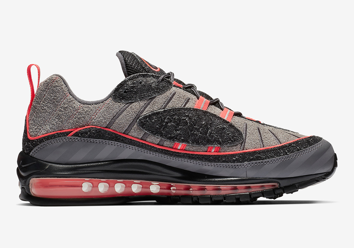 Nike Air Max 98 I 95 Gunsmoke Lava Glow Bv6046 001 6