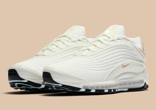 This Elegant Nike Air Max Deluxe SE Pairs Sail And Desert Ore