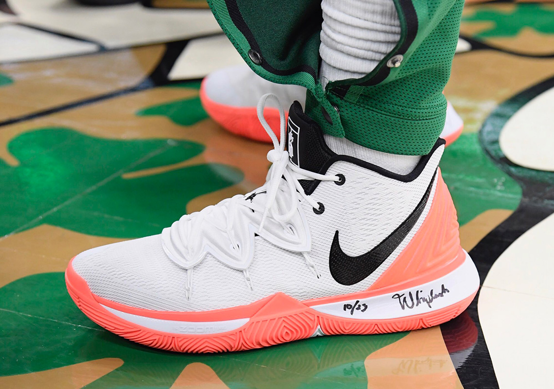 Kyrie Irving Debuts Nike Kyrie 5 "Hot Lava" PE Inspired By The Vapor X