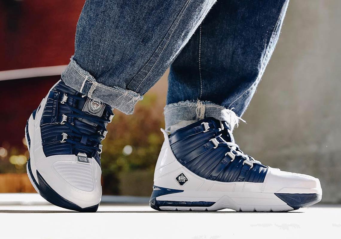 Nike Lebron 3 White Navy Ao2423 103 2