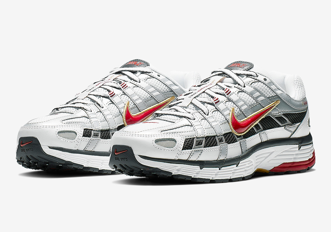 Nike P 6000 Cnpt Silver White Red Bv1021 101 1