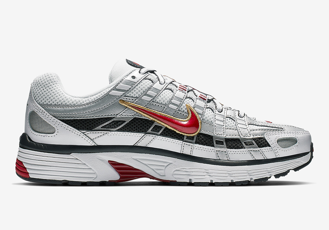 Nike P 6000 Cnpt Silver White Red Bv1021 101 3