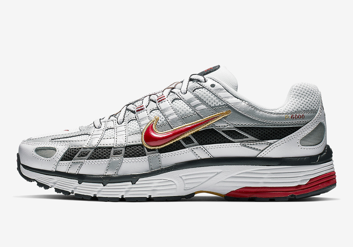 Nike P 6000 Cnpt Silver White Red Bv1021 101 4