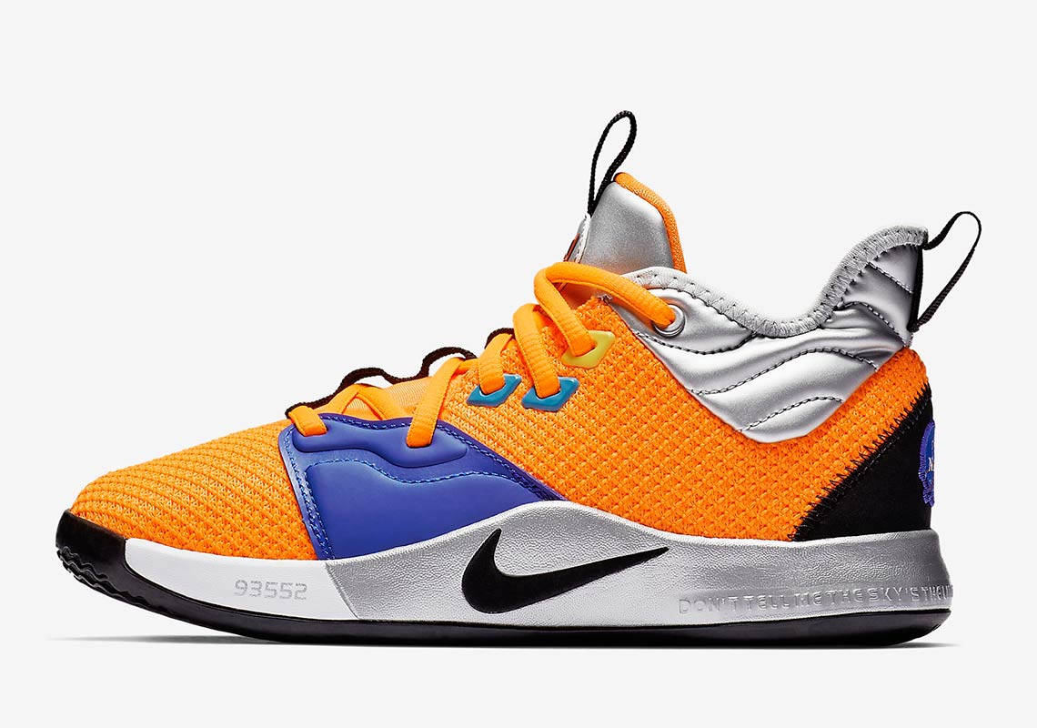 The Nike PG 3 "NASA" Will Also Release In Grade School Sizes