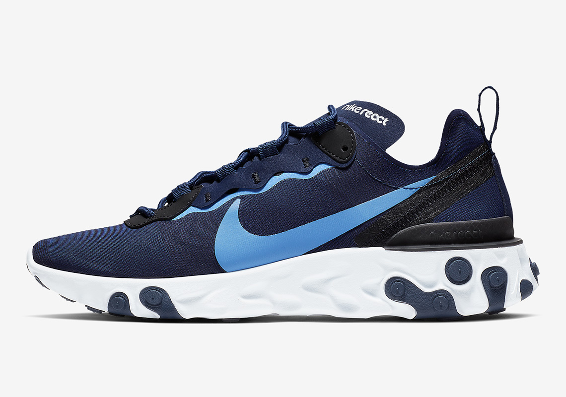 This Nike React Element 55 Should Please The UNC Tar Heel Fans