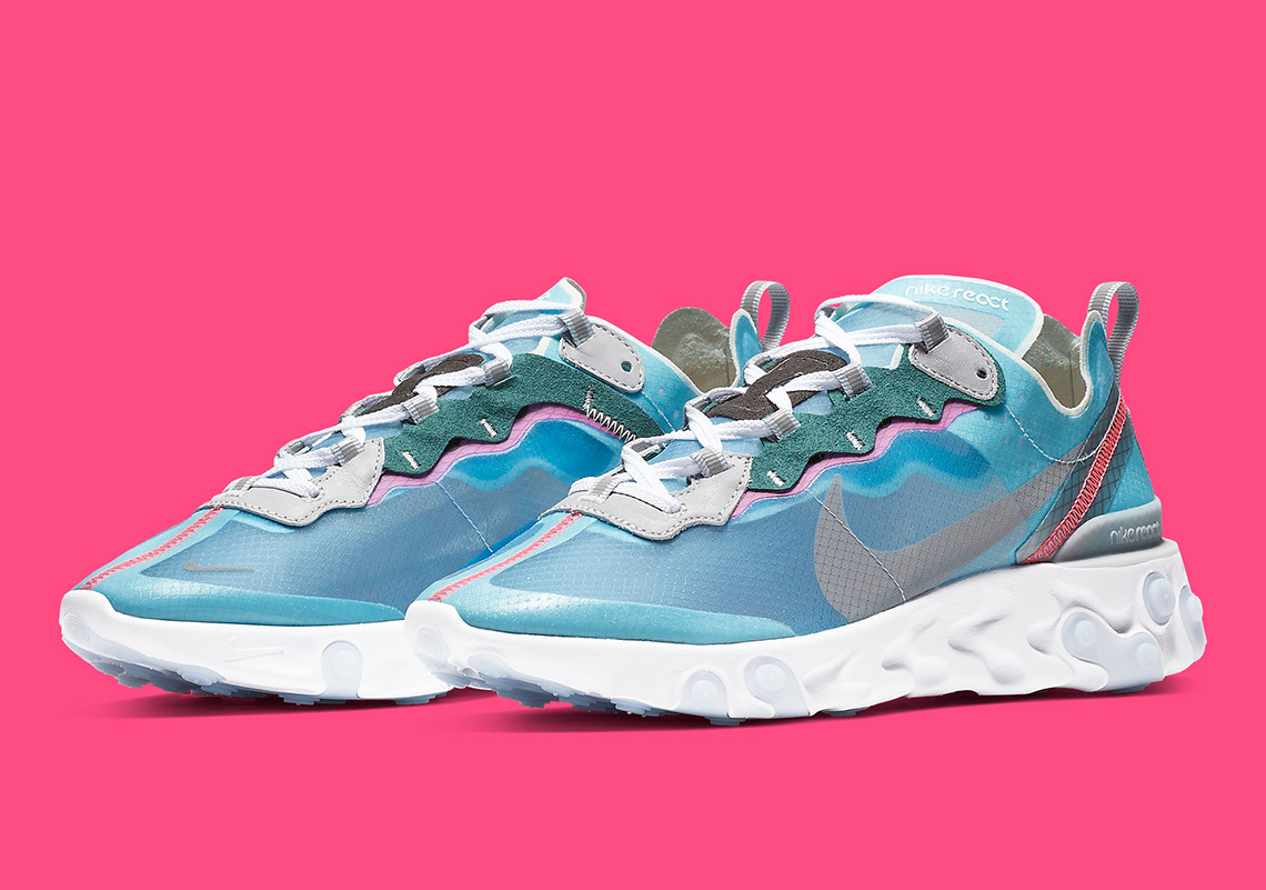 Nike React Element 87 Royal Tint Aq1090 400 4