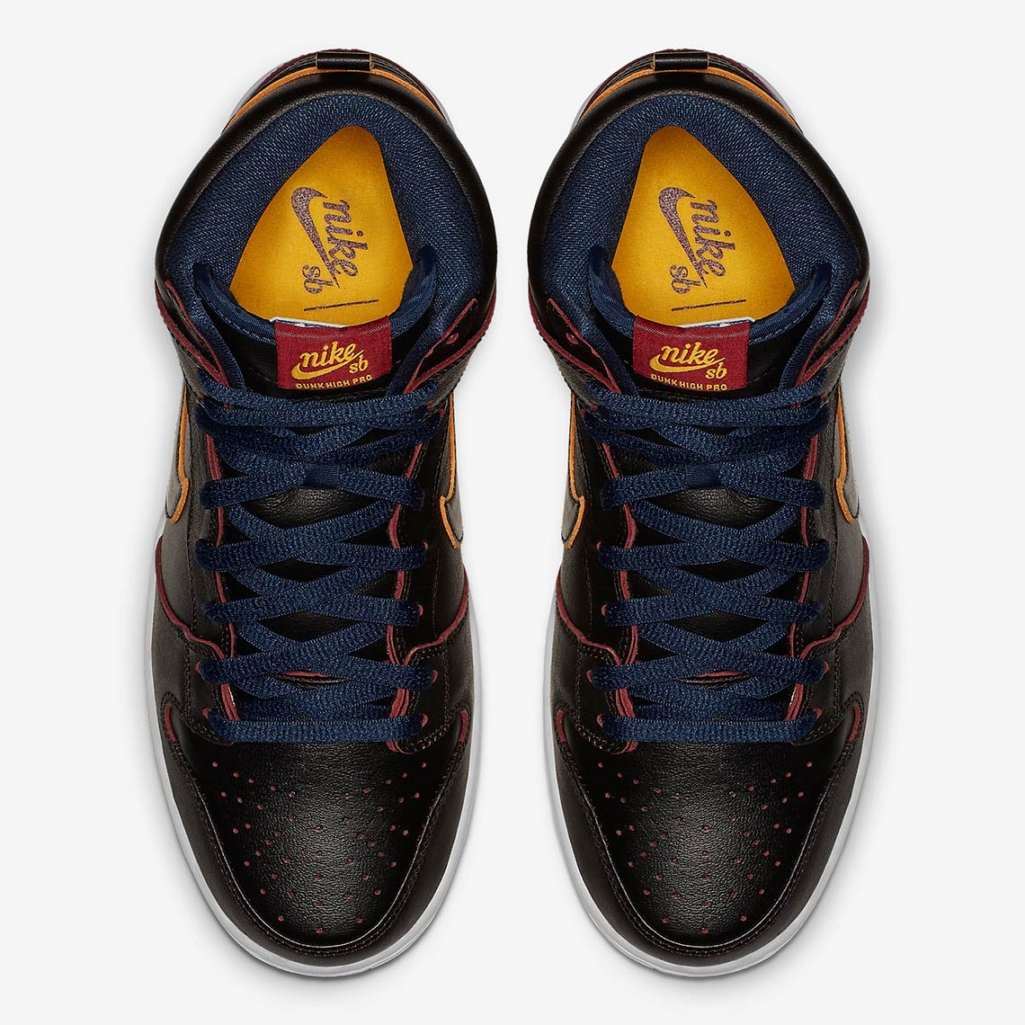 Nike Sb Dunk High Pro Cavs Bq6392 001 1