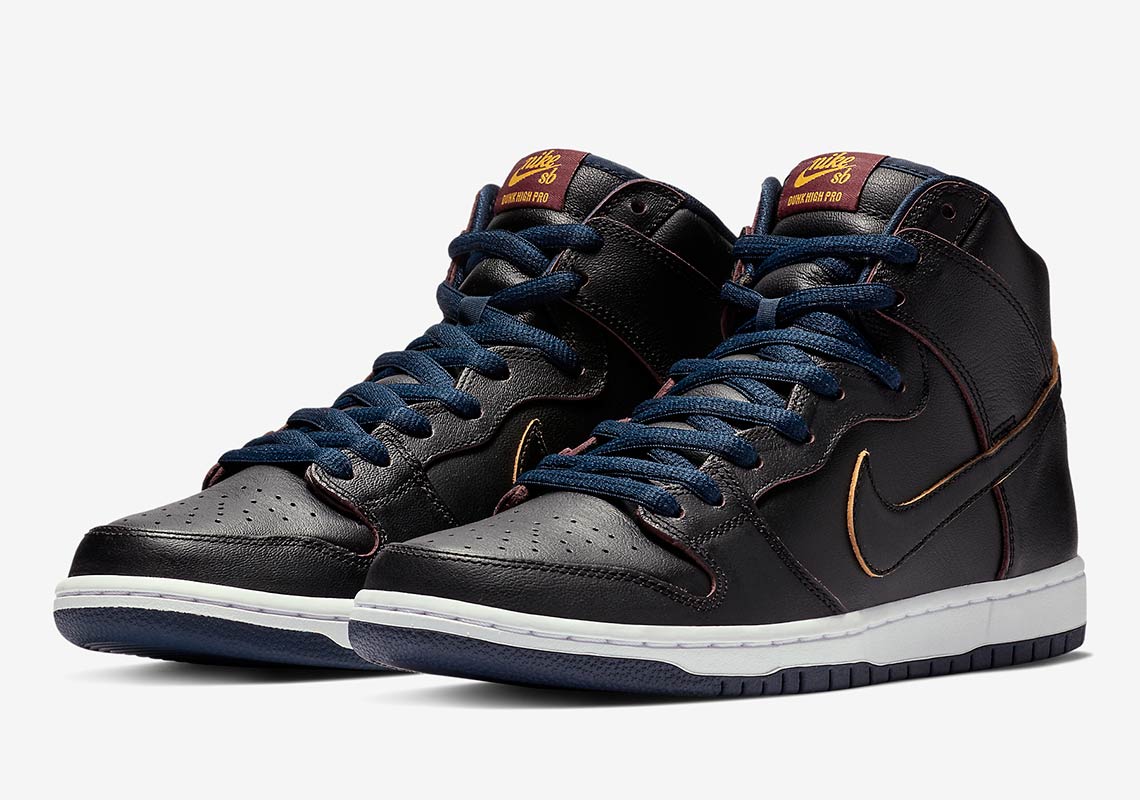 Nike Sb Dunk High Pro Cavs Bq6392 001 6