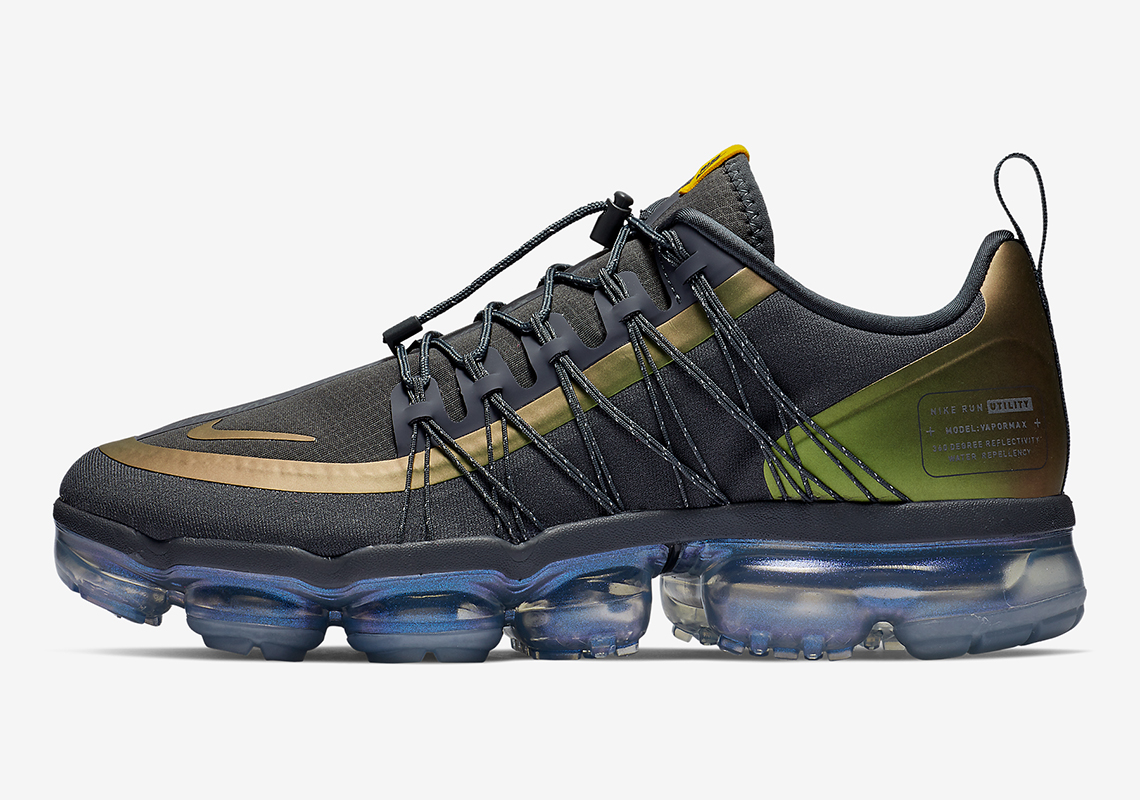 This Nike Vapormax Run Utility Features Color-Shifting Yellow Uppers