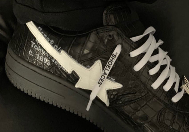 Virgil Abloh Teases Off-White x BAPE Bapesta